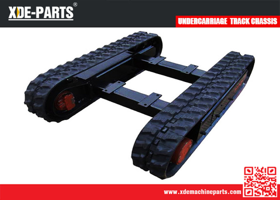 Undercarriage Wheelchair Rubber Track Snow vehicle rubber Crawler Steel rubber track chassis supplier