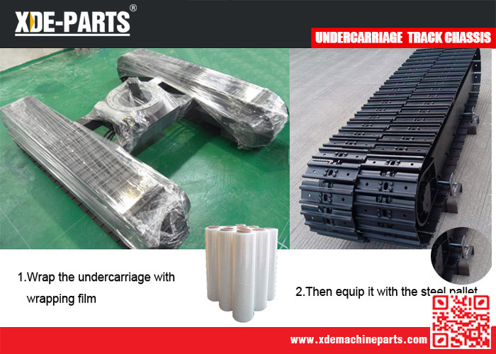 Crawler Steel Track Rubber Track Side Frame Capacity 0.5-120T For All Kinds of Enginner Machines supplier